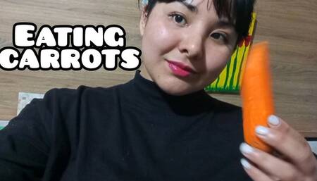 Eating carrots