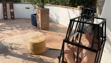 Lady Dark Angel - Making her slave suffer brings pleasure to Lady Dark Angel