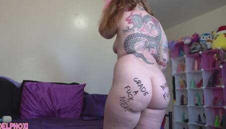 Showing Off Ass Fan Sign