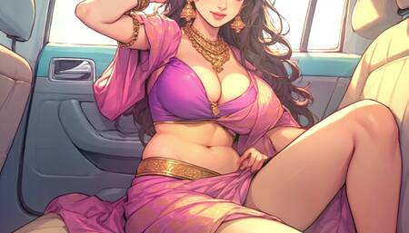 Hot Indian Bhabhiyan With Their Devar in Car Masti Video