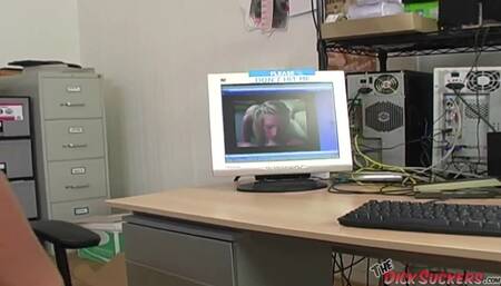 Busted Blowin' at Work!