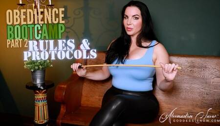 Obedience Bootcamp Part 2: Rules & Protocols