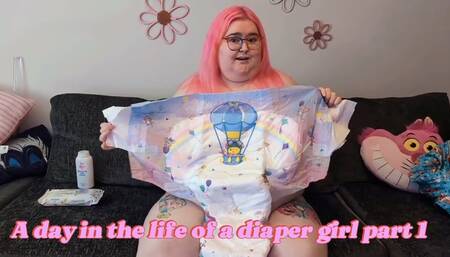 A day in the life of diaper girl Daisy (Part 1 - morning routine)