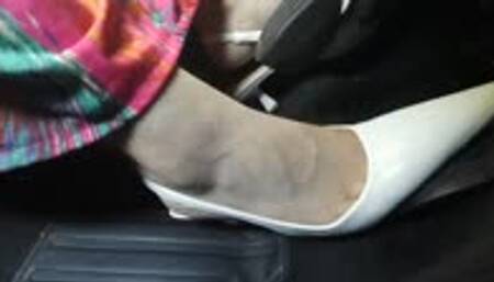 Jealous Girlfriend’s Pedal Pumping Punishment - (Side Camera)