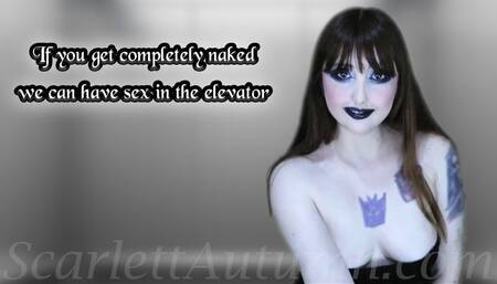 We'll have sex in the elevator if you get completely naked - MP4 HD 1080p