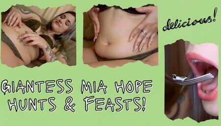 Giantess Mia Hope Hunts And Feasts! - HD MP4 1080p Format