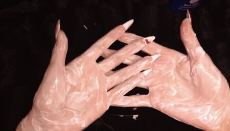 ASMR hand lotion (custom clip)