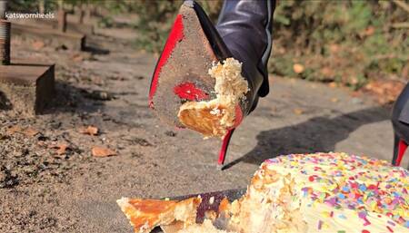 I Crush a Cake Under my Louboutin Boots on my Way to a Party