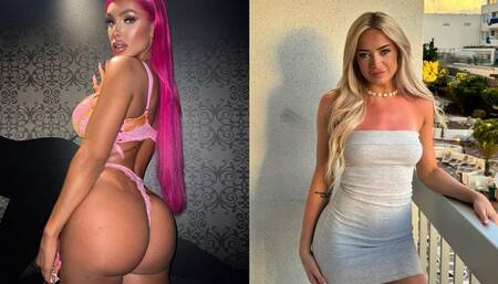 Bra and Panties Match (Strip-Wrestling Match) w, Loser gets strapped in a Nappy (diaper)!! ~ Chloe Fame vs Jezebel Jones | (September 2025)