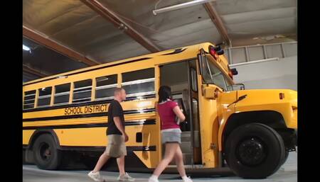 A Young Sasha Knox Takes Him Hard in the Ass Close to the Bus