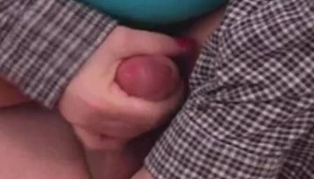 BBW Jerks His Cock One Afternoon