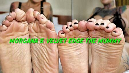 Morgana and Velvet Edge the Mummy