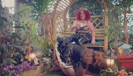 Lola Layla the Maid serves Mistress Her tea