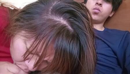 This Single Mom Loves Cocks In Her Mouth, She's Getting Addicted To Sex