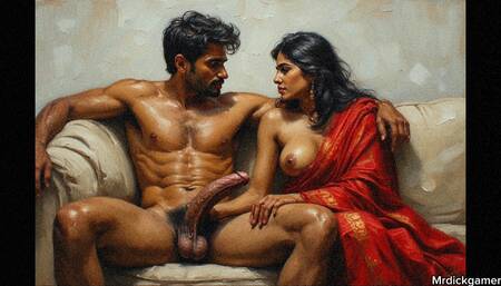 Indian lesbian girl first time Fucking with big black cock