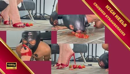 The slave dessert is eaten on the floor EMPRESSBELLASADIC CRUSH FETICH HUMILIATION HIGH HEELS