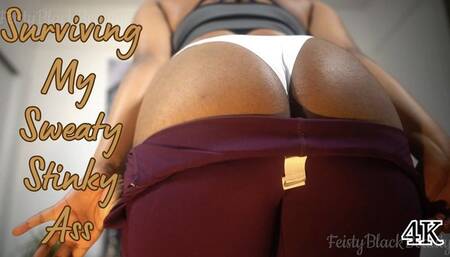Surviving My Sweaty Stinky Ass: Hairy Ass FaceSitting 4K