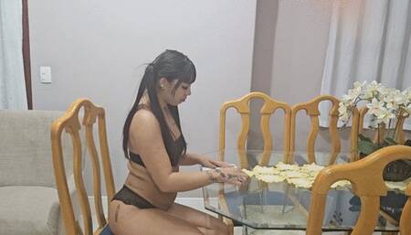 NAUGHTY AUNT WILL HELP ME STUDY IF I GIVE HER PLEASURES - FULL VIDEO