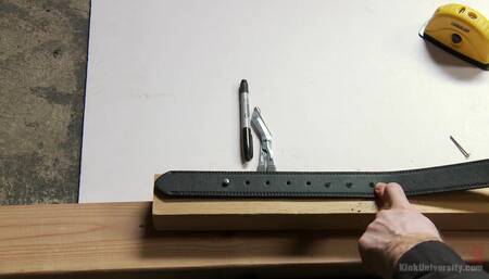 Belt Bondage for BDSM and Rough Sex