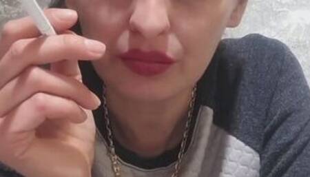 Smoking and talking about my smokers cough By Anna Sparkle