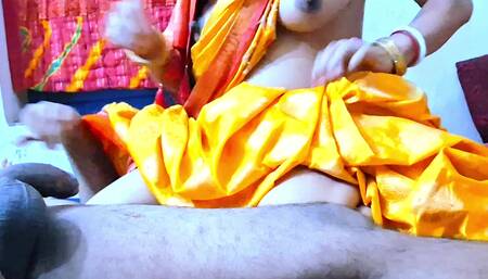 Indian Bhabhi Blowjob Show Boobs