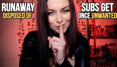 RUNAWAY SUBS GET DISPOSED OF ONCE UNWANTED 4K - ELLIE IDOL