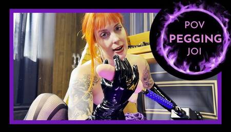 Mel Fire prepares you to be fucked and tamed in a pegging session (1080 EN) - Pegging - JOI - Domination - Female Domination - POV -