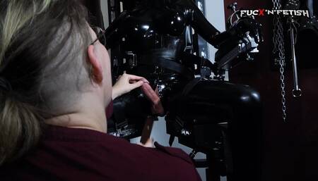 Latexboy Spanked, Masturbated And Fisted - FEMDom – whole film-