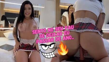 Aluna Gostosa Se Masturbando E Falando Putaria Para Seduzir O Professor Safado
