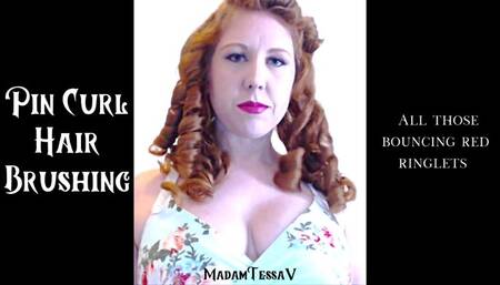 Pin Curl Hair Day