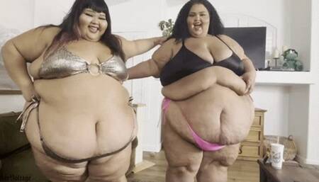 Lotioning, Lifting and Jiggling My SSBBW Friends Bellies
