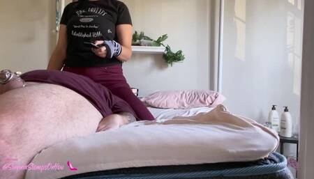 Locktober day 4 harsh chastity facesitting and sweaty ass licking
