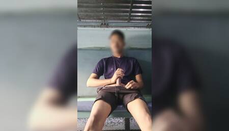 I got on the train and started masturbating quietly