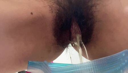 Teen hana japan hairy pussy fuck toy then her piss