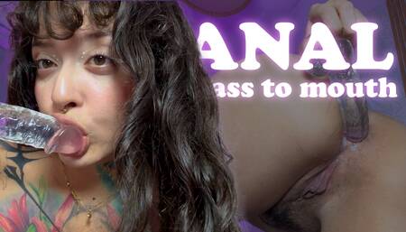 The girl with two tongues and a dirty mouth loves ass to mouth