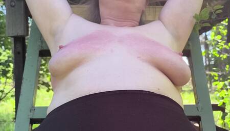 Open the blouse, I want to beat your breasts