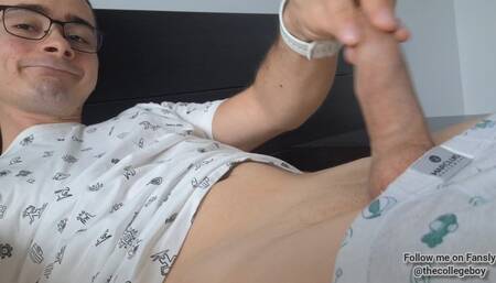 Teenager With Big Cock Makes Massive Load
