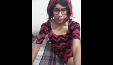 Joselynne Crossdresser Beauty In Tight Dress Webcam