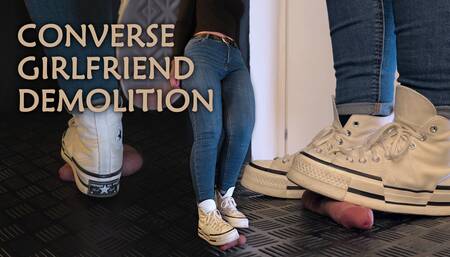 Girlfriend Converse Demolition - Cock Balls Crush Trample, Shoejob, Bootjob, CBT, Ballbusting, Trampling, Stomping