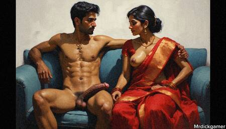 My neighbour's cock is bigger then my husband's cock so I got my pussy banged by the neighbour