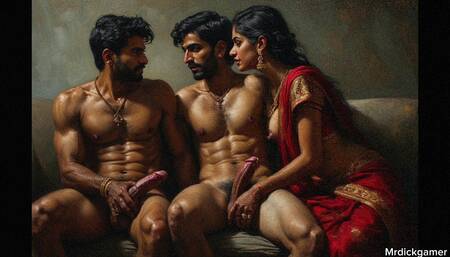 Indian gangbang her in hotel room