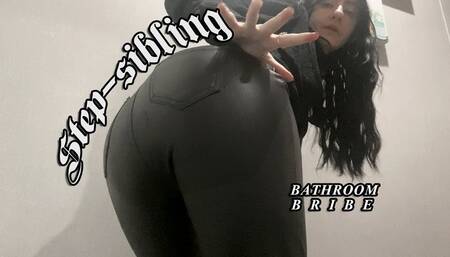 Step-Sibling Bathroom Bribe