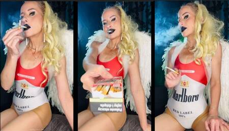 SF Roleplay marlboro Angel Chain smokes marlboro red encouragement