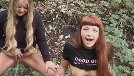 Pee desperation in the woods