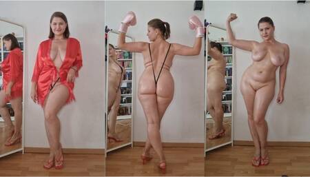 Boxing Champion Roleplay - Oiled Body, Gloves & Teasing