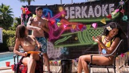 Jerkaoke - Wet Jerkaoke - Cassie Del Isla and Nina White