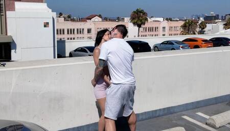 POV Petite Latina Takes Alexa Chains Public Affair Erewhon Beverly Hills Rooftop