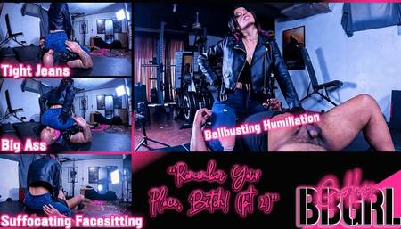 Remember Your Place 2 - GoddessBBGRL's Aggressive Facesitting, ballbusting femdom - Mobile Version