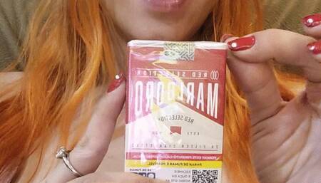 I want you to breathe my smoke now - marlboro red