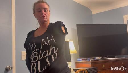 Mother in law doesn't stop sucking you until you cum into the back of her throat!